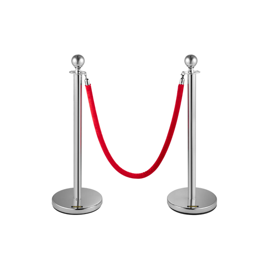 Silver Rope Stanchions